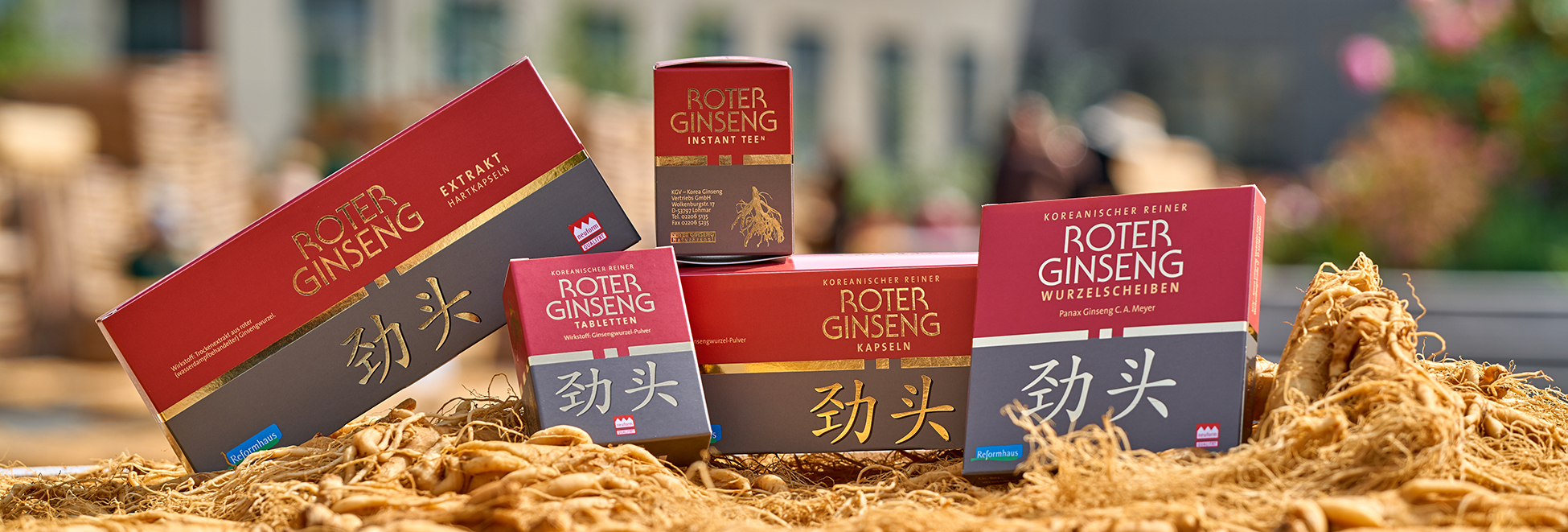 Für die Harmonie von Körper, Geist und Seele: Ginseng-Kapseln, Ginseng-Tabletten und Ginseng-Tee